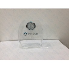 Clock Glass Crystal Display